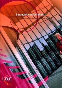 Een zaak van betekenis: Loopbaandienstverlening in een nieuw perspectief